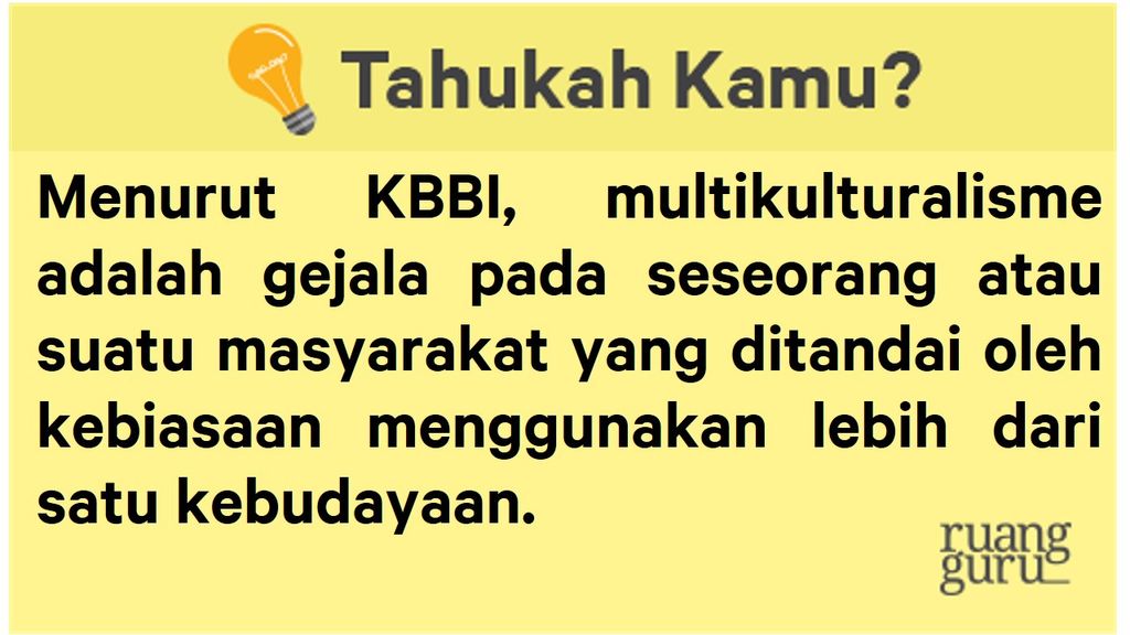 Masyarakat Multikultural Dan Karakteristiknya | Sosiologi Kelas 8